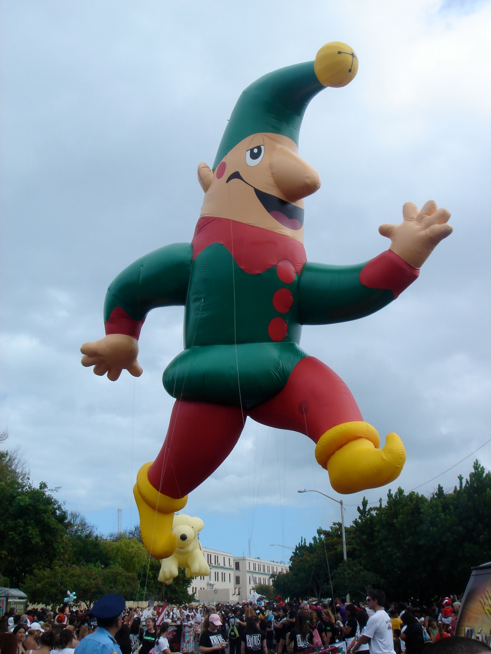 Santa's Elf Parade Balloon Fabulous Inflatables, Christmas Parade