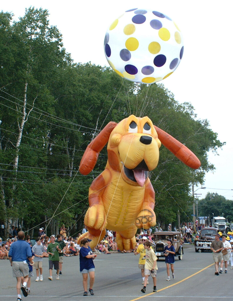 Happy Puppy Parade Balloon Fabulous Inflatables, Helium Parade
