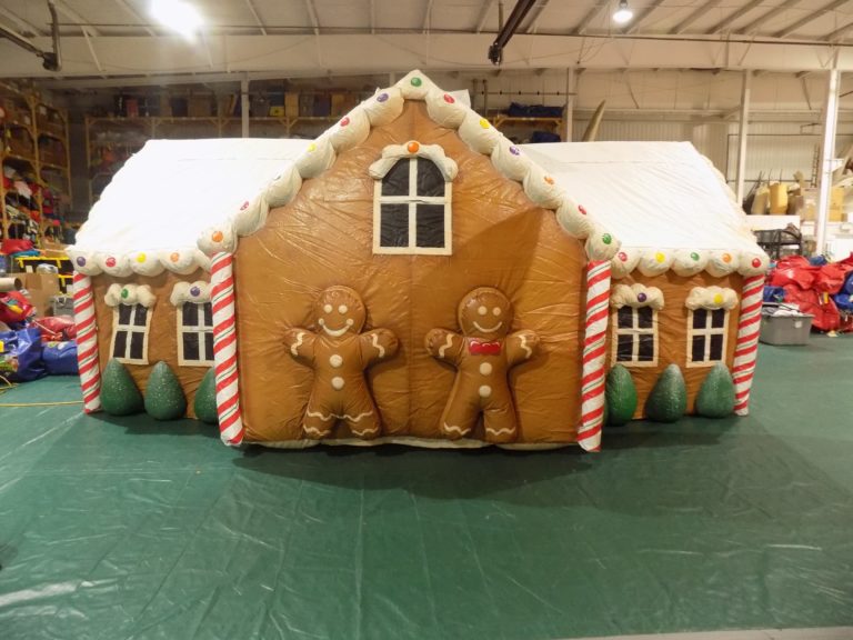 Gingerbread House Parade Float (InflataFloat) Fabulous Inflatables