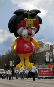 Harris Bank Lion Parade Balloon