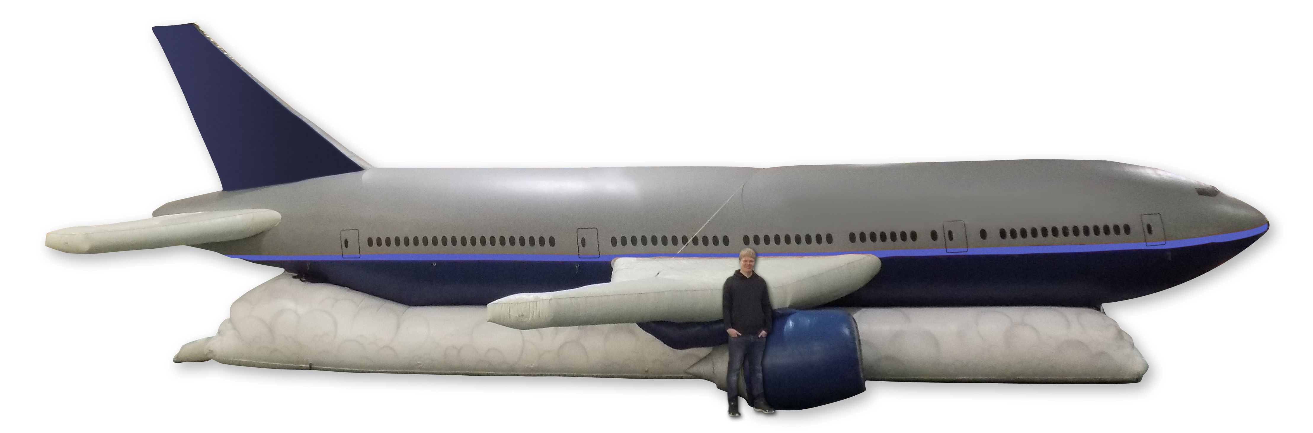 Airplane Parade Balloon, 50' Fabulous Inflatables