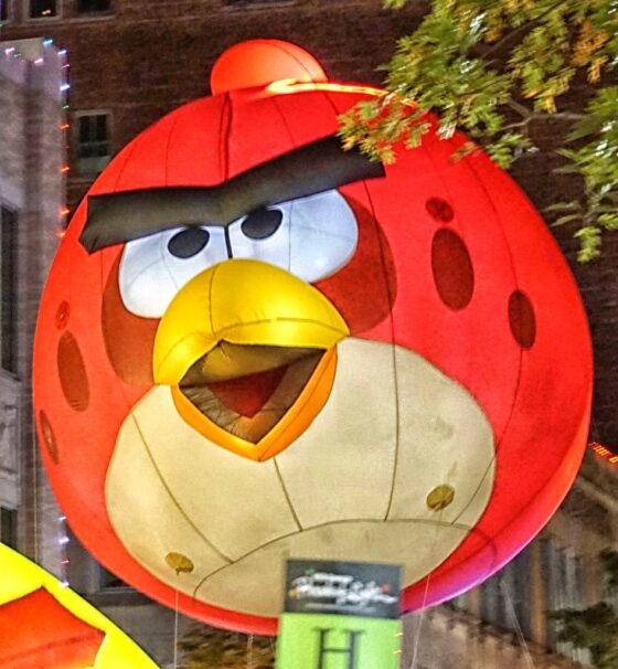 Lighted Angry Bird Parade Balloon