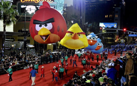 Angry Birds Parade Balloons