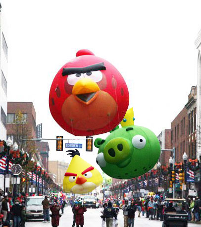 Angry Birds Parade Balloons, Cluster