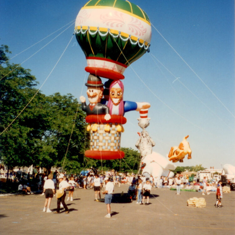 Around the World Hot Air Parade Balloon