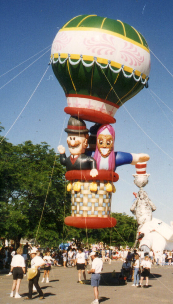 Around the World Hot Air Parade Balloon