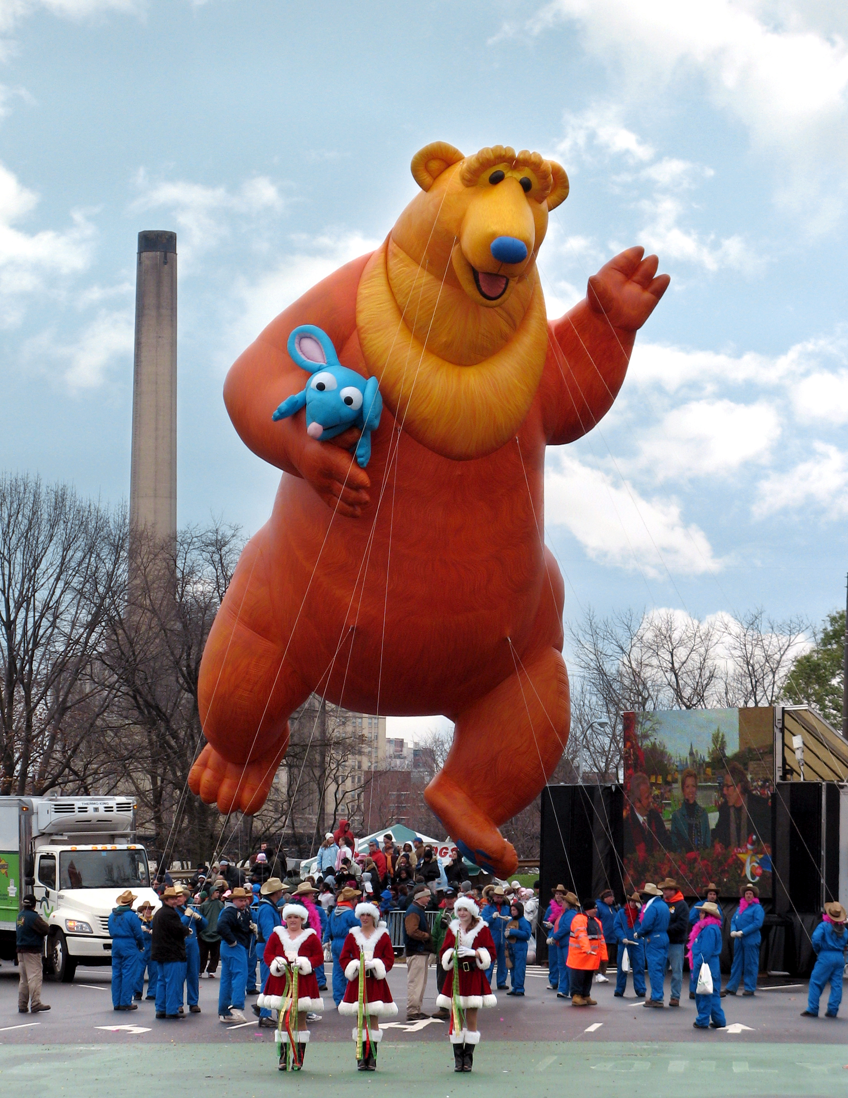 Bear In The Big Blue House Parade Balloon Fabulous Inflatables