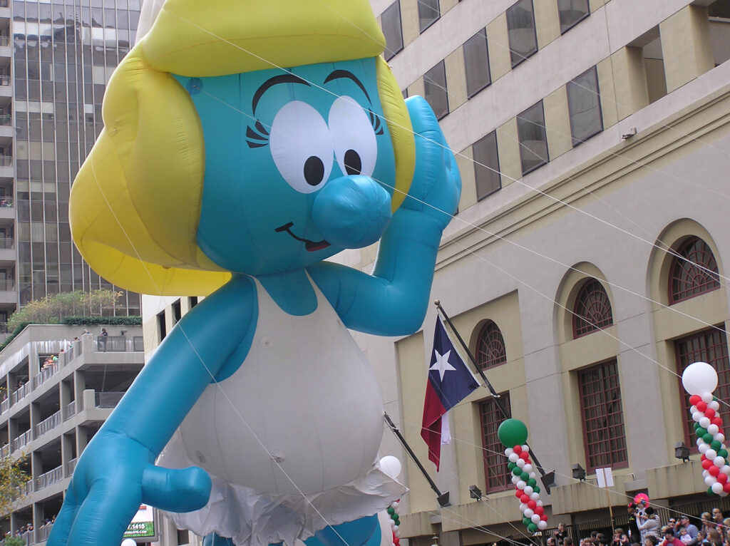 Smurfette Parade Balloon Fabulous Inflatables, Cartoon Characters