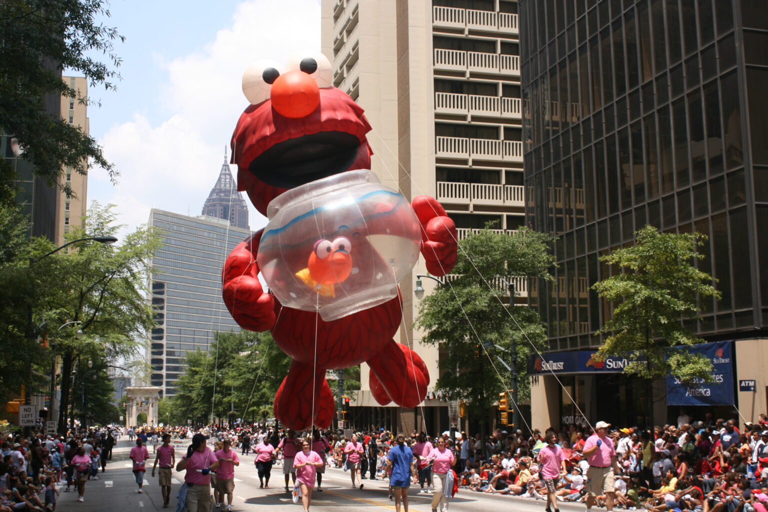 Elmo Parade Balloon, with Dorothy Fabulous Inflatables, Sesame Street