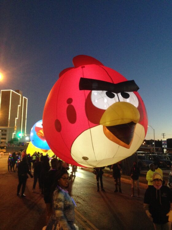 Angry Birds Lighted Parade Balloon
