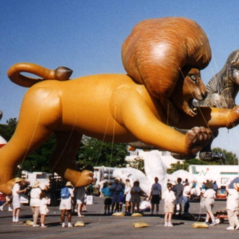 Realistic Lion Parade Balloon