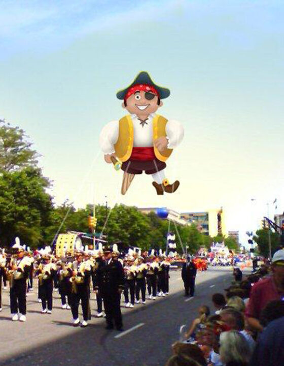 Pirate Rounder Parade Balloon, 30'