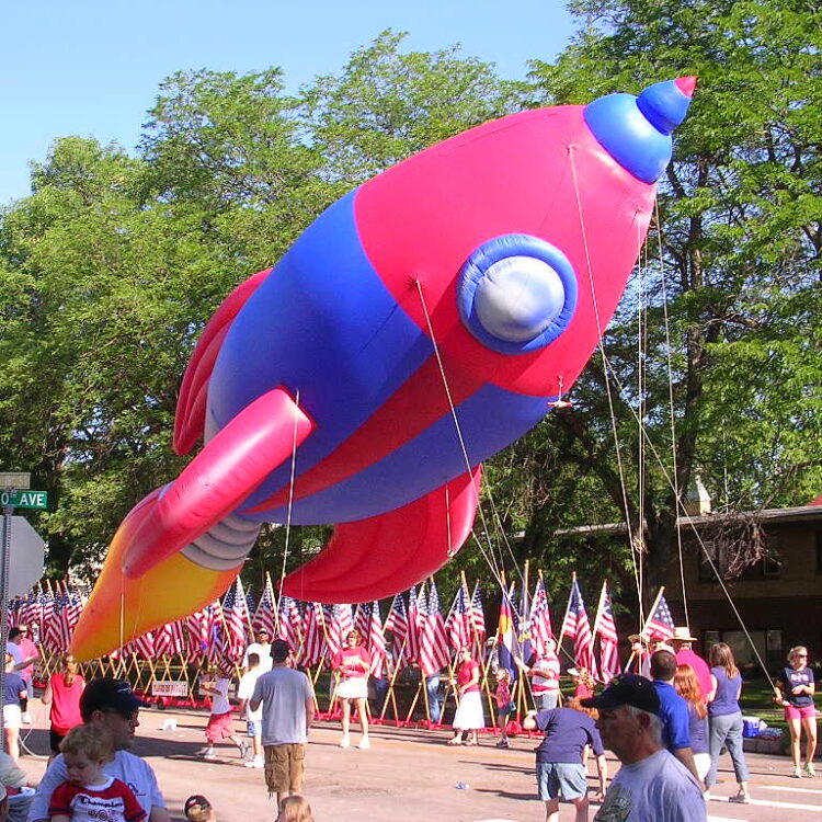 Rocket Ship Parade Balloon