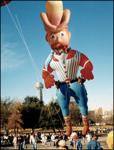 Six-Gun Sam, Cowboy Parade Balloon