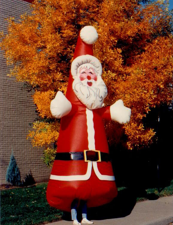 Cone Santa Inflatable Costume