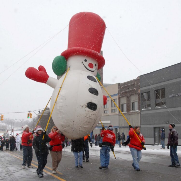 Frosty Snowman Pole Unit, 15'