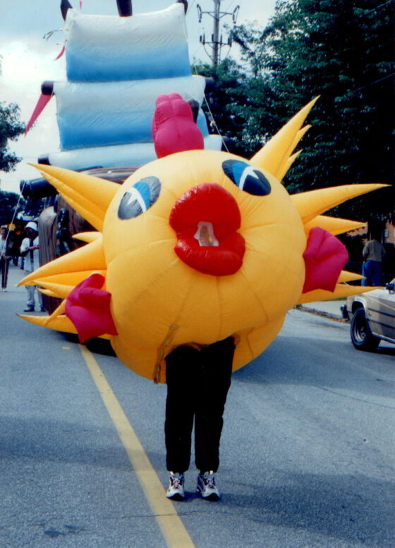 Spike Fish Inflatable Costume