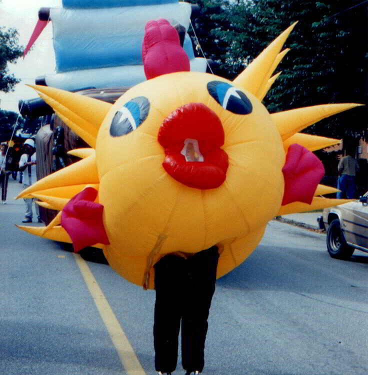 Spike Fish Inflatable Costume