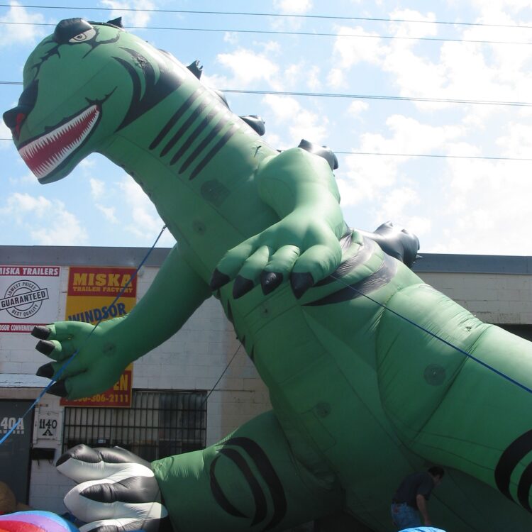 Dinosaur (Green) Parade Balloon, 20'
