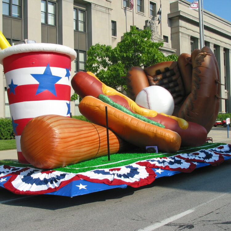 Ball Game Parade Float