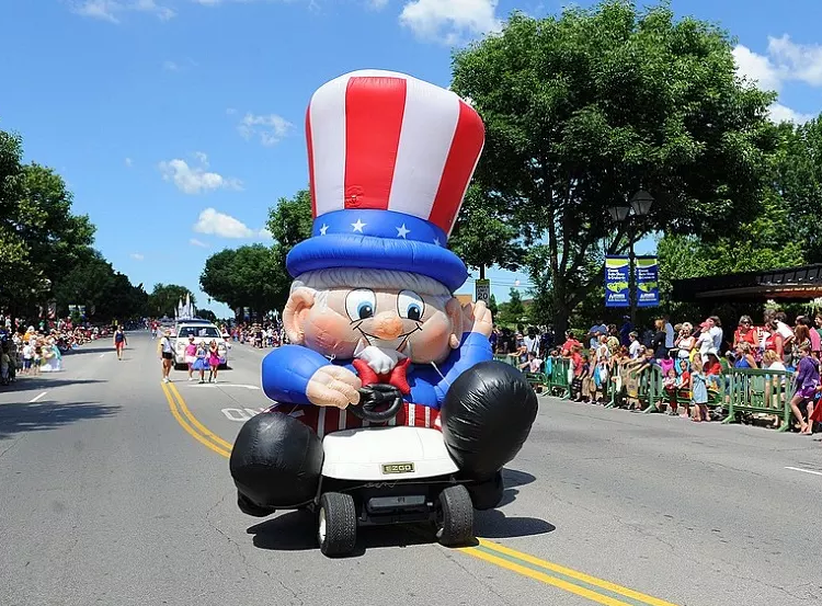 Uncle Sam Parade Float (Krazy Kart)