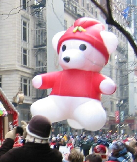 Winter Bear with Red Sweater