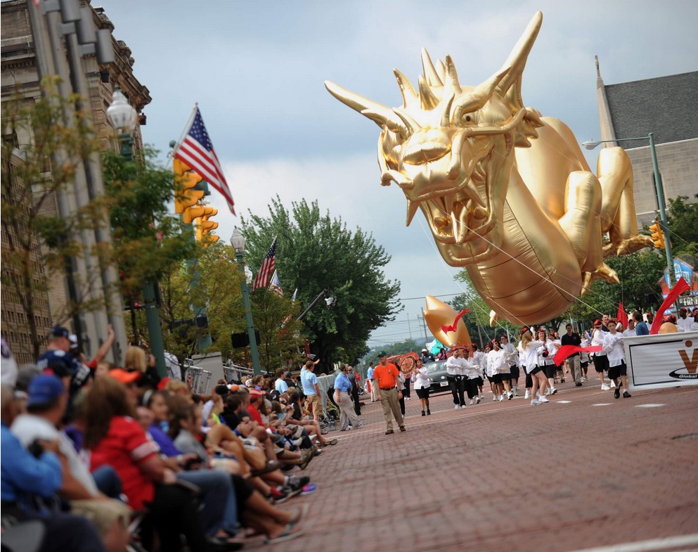 Golden Dragon Parade Balloon