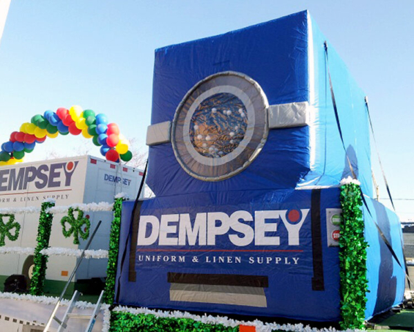 Dempsey Uniforms, Inflatable Washing Machine