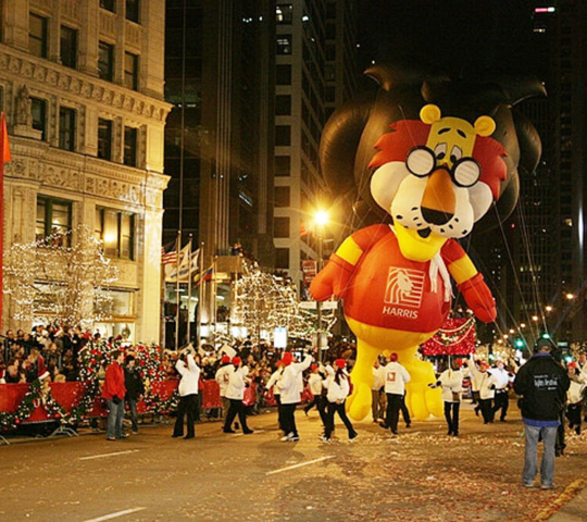 Harris Bank's "Hubert the Lion" Corporate Mascot