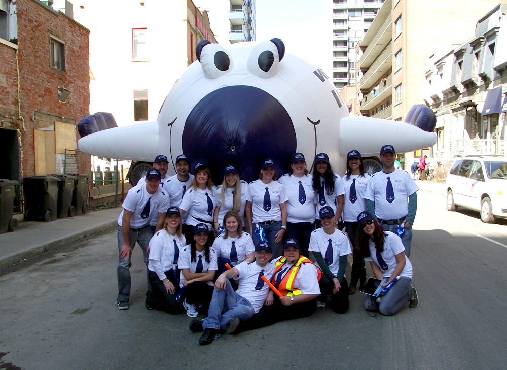 WestJet Airlines, Parade Inflata-Float®