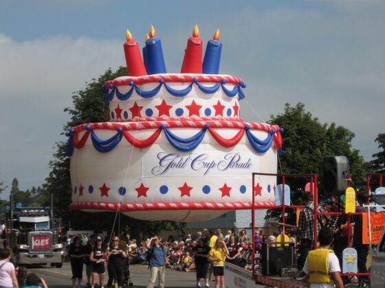 Birthday Cake Parade Float