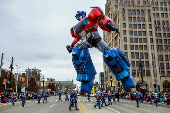 Optimus Prime Balloon Detroit Parade