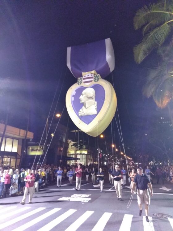Purple Heart Parade Balloon