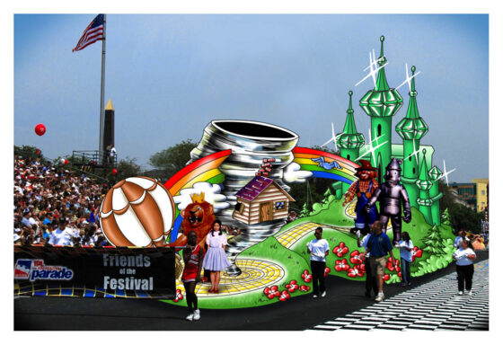 Wizard of Oz Parade Float